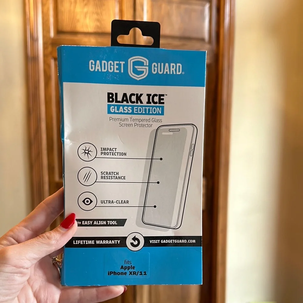 Black Ice Glass Edition Screen Protector for Apple iPhone XR/11 - Black